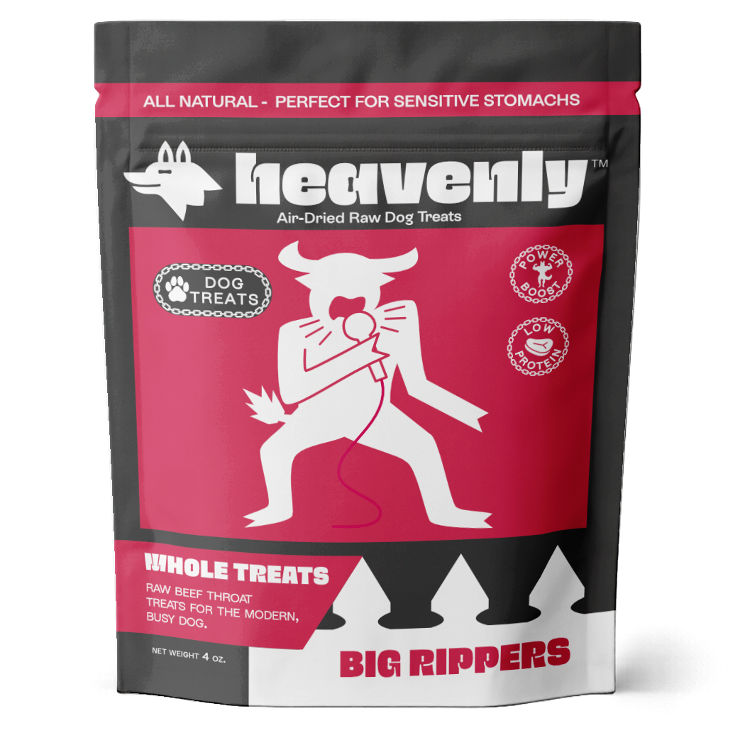 Heavenly Big Rippers Beef Trachea Dog Treats