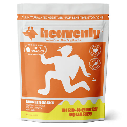 Heavenly Simple Snacks - Bird-N-Berry Squares Dog Treats