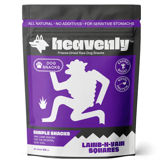 Heavenly Simple Snacks - Lamb-N-Yam Squares Dog Treats