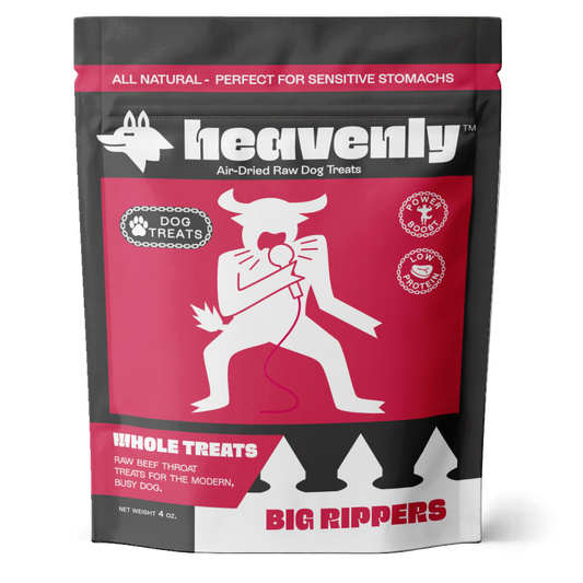 Heavenly Big Rippers Beef Trachea Dog Treats