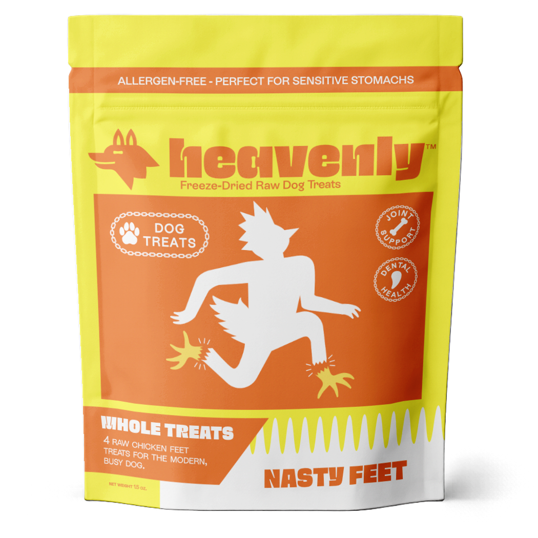 Heavenly Nasty Feet Small Bag (4 feet) - Chicken Feet Dog Treats