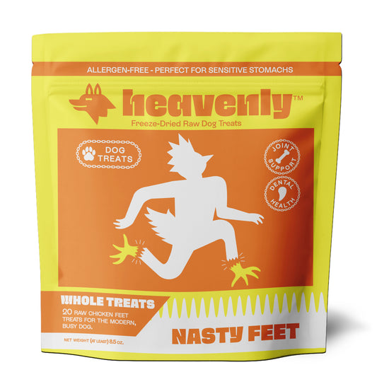 Heavenly Nasty Feet Big Bag (20 feet) - Chicken Feet Dog Treats